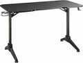 Γραφείο Gaming Ξύλινο Black με Μεταλλικά Πόδια 120x60x75εκ.