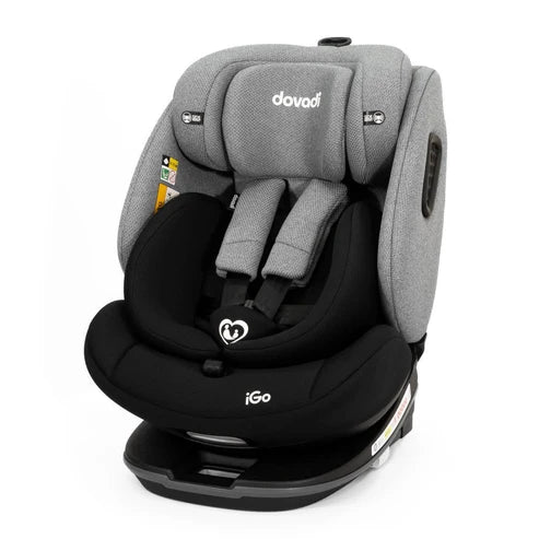 Καθισματάκι Αυτοκινήτου i-Size με Isofix Black-Grey 0-36 kg