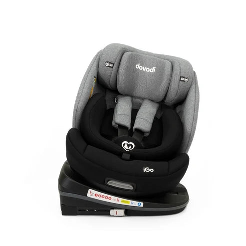 Καθισματάκι Αυτοκινήτου i-Size με Isofix Black-Grey 0-36 kg